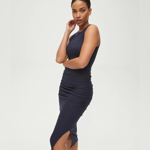 Michael Stars Navy Midi Dress - Picture 1 of 9